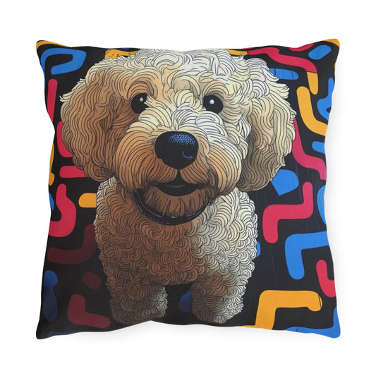 The Activist Custom Pet Portrait Outdoor Throw Pillow