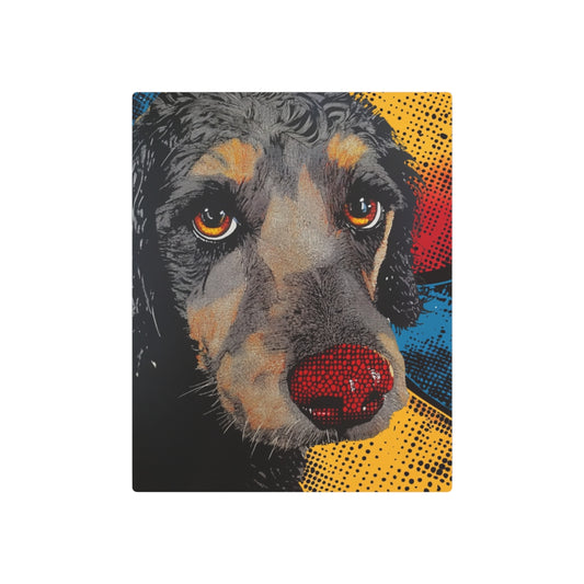 The Comic Metal Pet Portrait