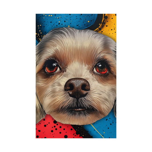 The Comic Pet Portrait Poster