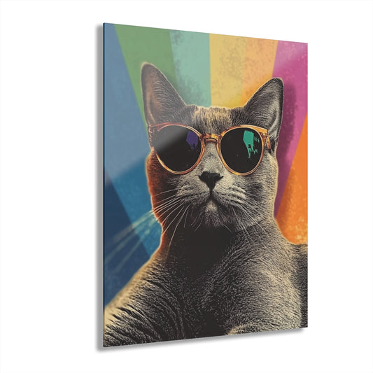"The Pop Icon" Acrylic Custom Pet Portrait