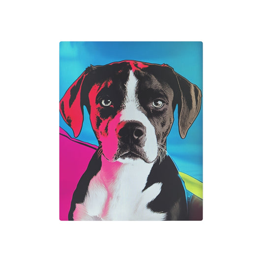 The Pop Icon Metal Pet Portrait