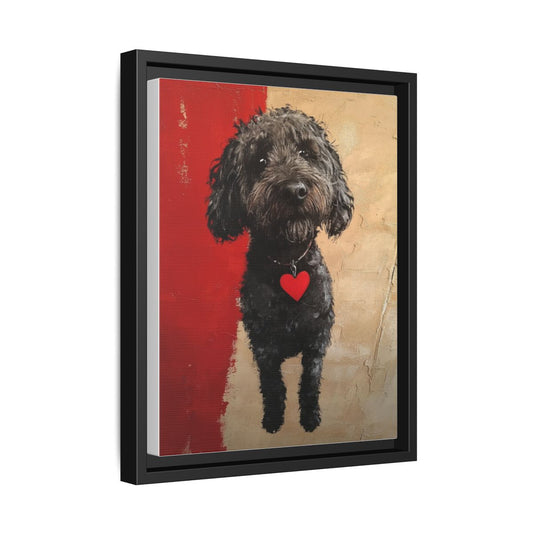 "The Street" Custom Pet Portrait Framed Canvas