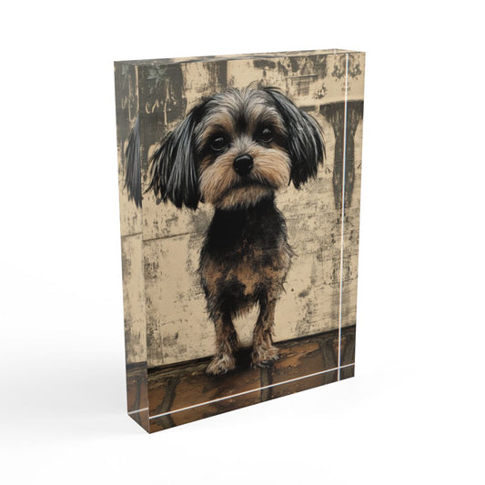 The Street Custom Pet Portrait Acrylic Photo Block