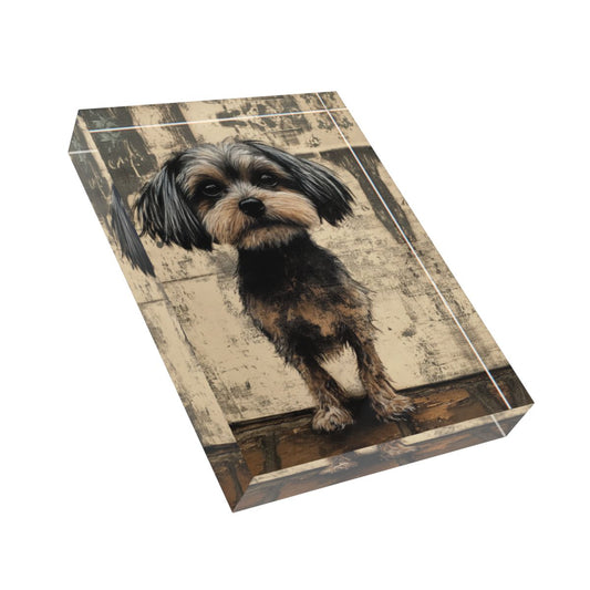 The Street Custom Pet Portrait Acrylic Photo Block 2