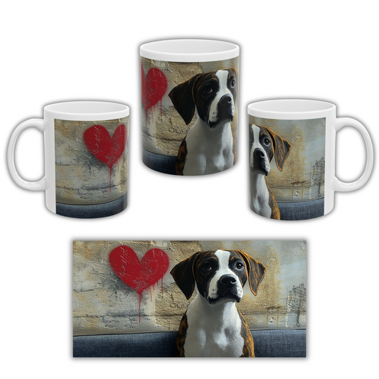 The Street Custom Pet Portrait White Mug