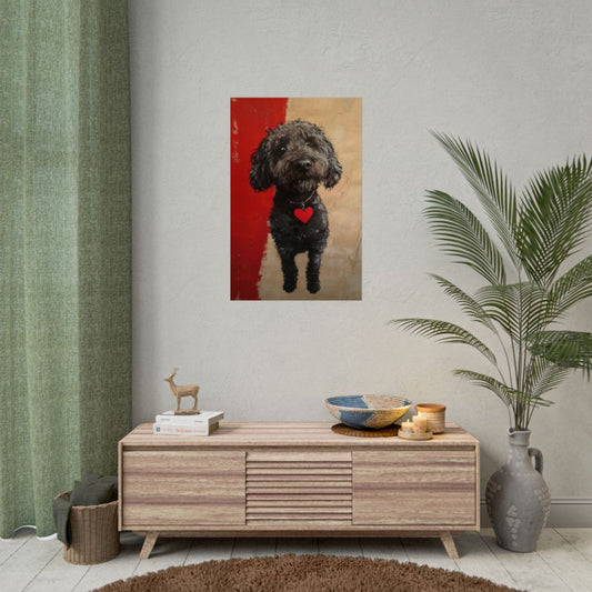 The Street Pet Portrait Poster On Wall 22x34